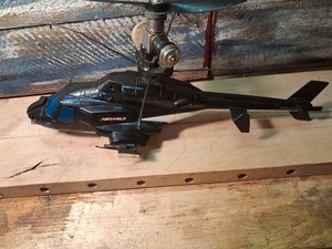 Vintage 1984 Airwolf Helicopter 4700 Cox .049 Engine Rare Toy No Reserve Auction