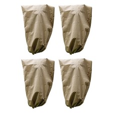 Grands sacs antigel à cordon pack de 4 housses réutilisables pour plantes