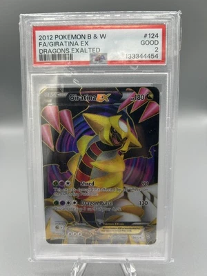 Giratina EX (124 Full Art) 124/124 Dragons Exalted Holo - PSA 2 REPEATOR CERT - Image 1 of 2