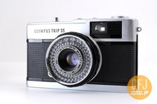Overhaued OLYMPUS TRIP 35 Point Shoot 35mm Film Camera silver Japan B125c