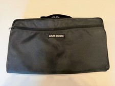 VTG Black Case Logic 30 Cassette Tape Storage Case w New Blank Cassette Tapes 
