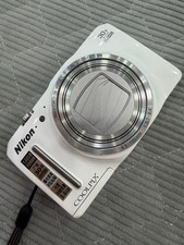 Nikon COOLPIX S9700 16.0MP 30x 30x Optical Zoom White Digital Camera GPS Wi-Fi