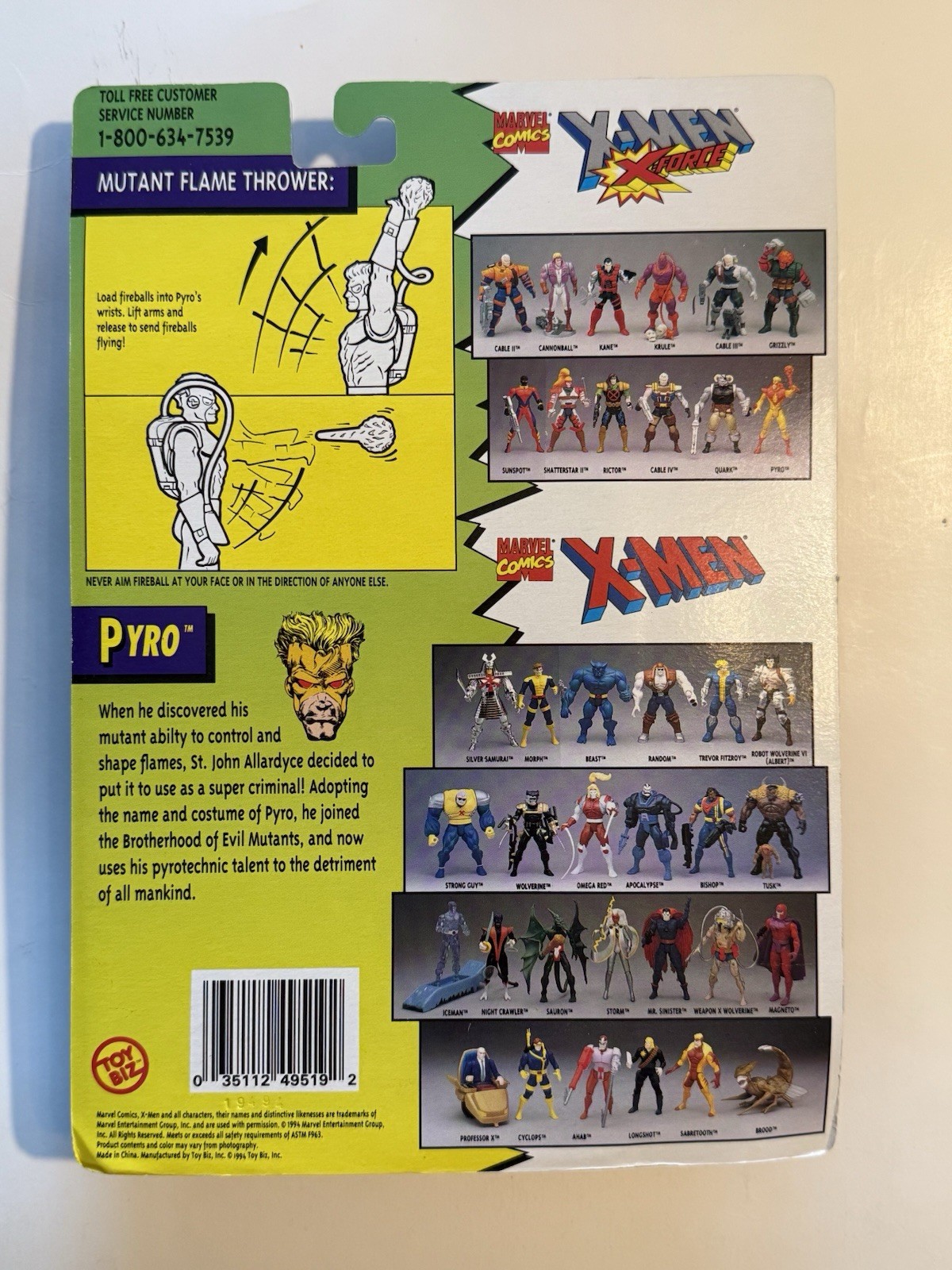 Toy Biz X-men Phoenix Pyro & Rogue New Video in Packages