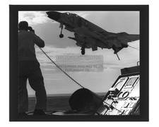 MCDONNELL F-4B PHANTOM II UNITED STATES NAVY MIDWAY 1965 8X10 FRAMED PHOTO