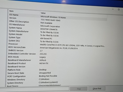 Home Build Computer With ASRock H81M-ITX & 8gb RAM - Picture 7 of 8