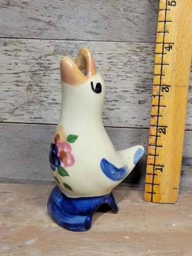 Vintage Ceramic Pie Bird Vent Morton or Shawnee Pottery Venting Farmhouse