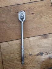 Snap-on TL72 1/4" Drive Dual 80 Technology Long Handle Ratchet - Silver