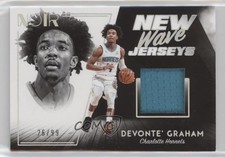 2018-19 Panini Noir New Wave Jerseys 26/99 Devonte' Graham #NW-DGR 4l3