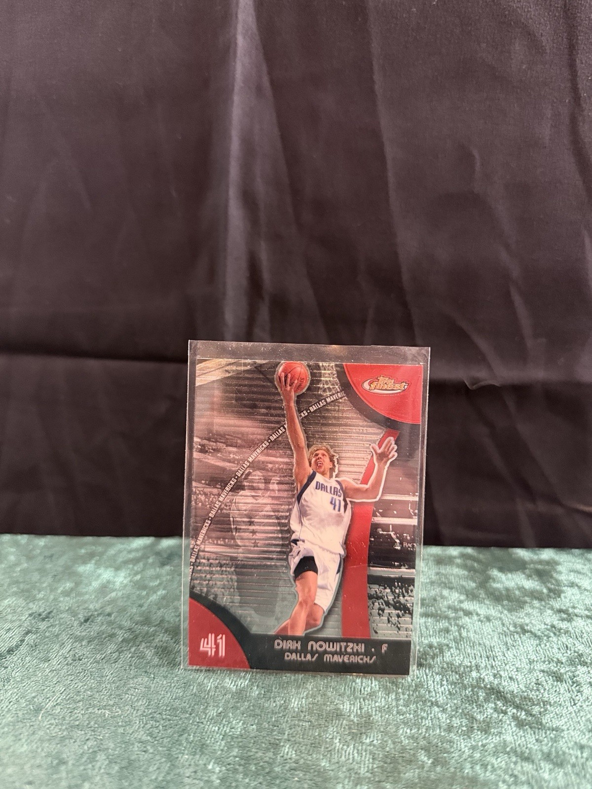 2007-08 Finest Refractors #4 Dirk Nowitzki MAVERICKS