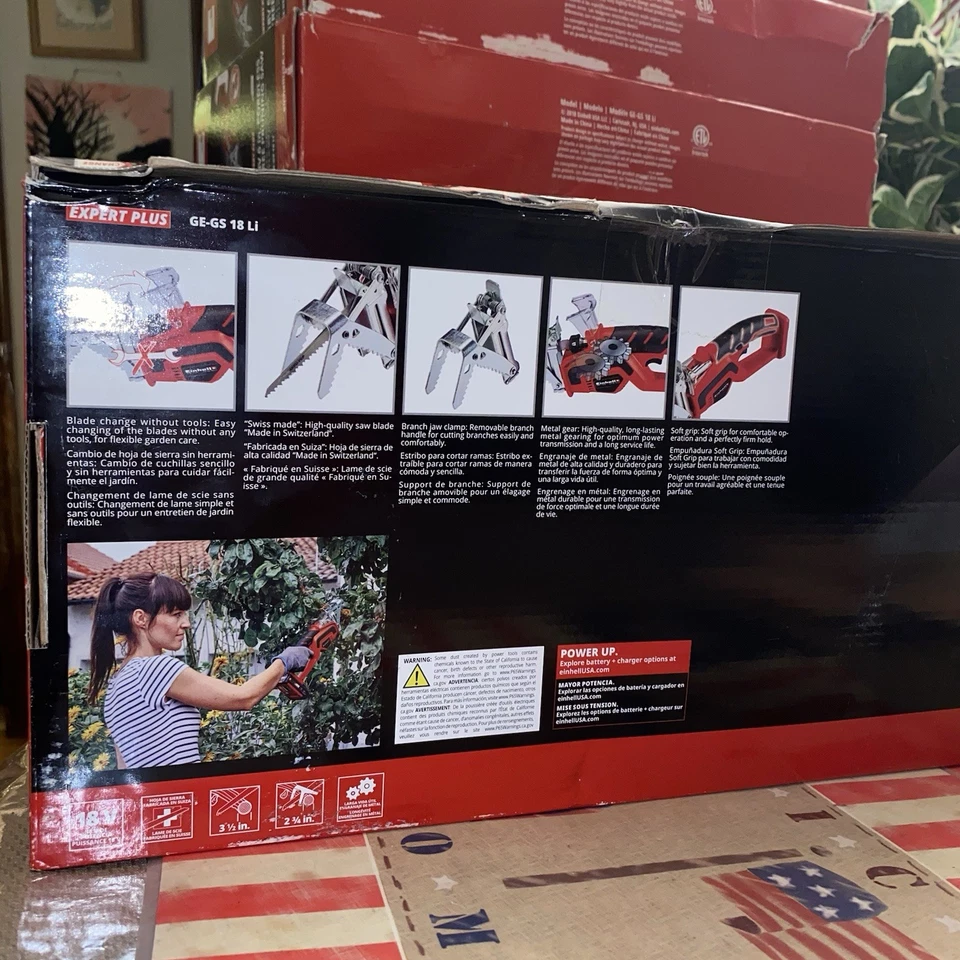 Einhell 18v 6in. Herramienta de sierra de podar árboles inalámbrica solo nueva en caja Foto 4 de 4