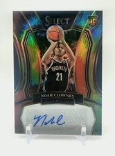 2023-24 Panini Select - Rookie Signatures Noah Clowney #RS-CLW Tie-Dye Prizm /25