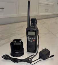 Uniden Atlantis 250 Marine Radio with Power Supply Cord Charger 12V Cradle