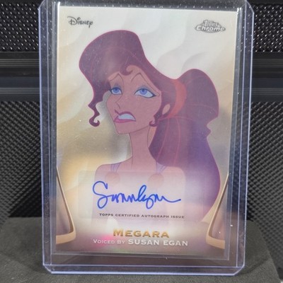 2025 Topps Disney Chrome Megara Autograph Card Signed by Susan Egan