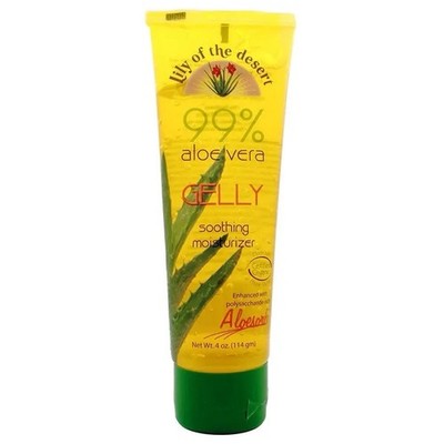 Lily of the Desert 99% Aloe Vera Gelly Soothing Skin Moisturizer Gel 4 oz New