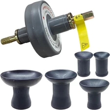 Universal Valve Lapping Tool Kit with 5 Suction Plates, Valve Grinding Attachmen