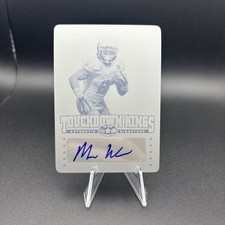 2015 Leaf US Army All-American Bowl Mike Weber #TK-MW1 Auto Ohio Stage OSU 1/1