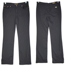 David Kahn Jeans sz 10 Women Lauren Black Gray USA Made American 32x34
