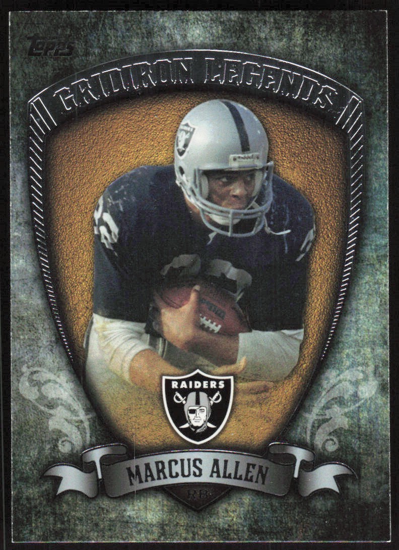 2013 Topps Gridiron Legends Marcus Allen Card #GL-MA - Los Angeles Raiders