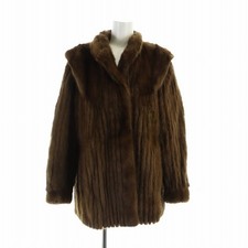 EMBA Blue Mink Fur Coat Long Sleeves Fully Lined Embroidered, Size 11/L EMBA Blue Mink Fur Coat Long Sleeves Fully Lined Embroidered, Size 11/L