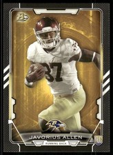 2015 Bowman Javorius Allen Rookie Black #60 Baltimore Ravens