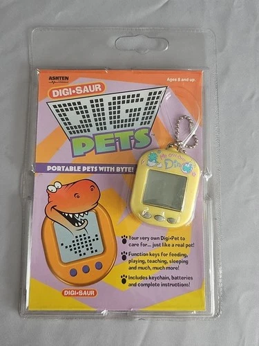 Vintage Digi Pets Digi-Saur Dinosaur Portable Electronic Pet Toy Ashten