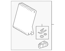 Genuine Volkswagen Evaporator Core 3QF-820-102