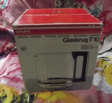 NEW KRUPS 32642 GLASRUG T10 GLASS JUG/CARAFE FOR AUTOMATIC COFFEE MAKERS