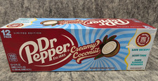 Limited Edition Dr Pepper Creamy Coconut Soda - 12 Cans Best By: 06/2026 New
