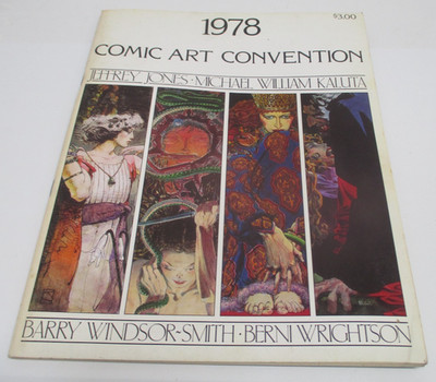 1978 NEW YORK COMIC ART CONVENTION Program BERNI WRIGHTSON Trina Robbins CM5745