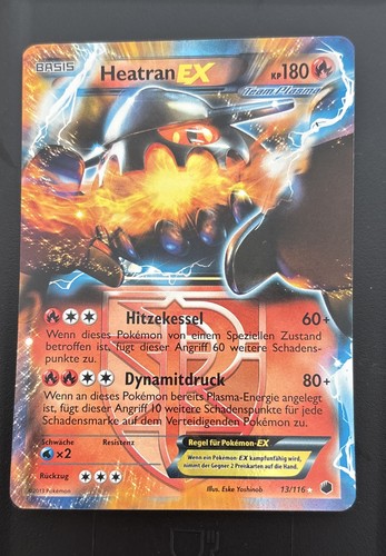 Heatran EX (Team Plasma) 13/116 Plasma Freeze Holo