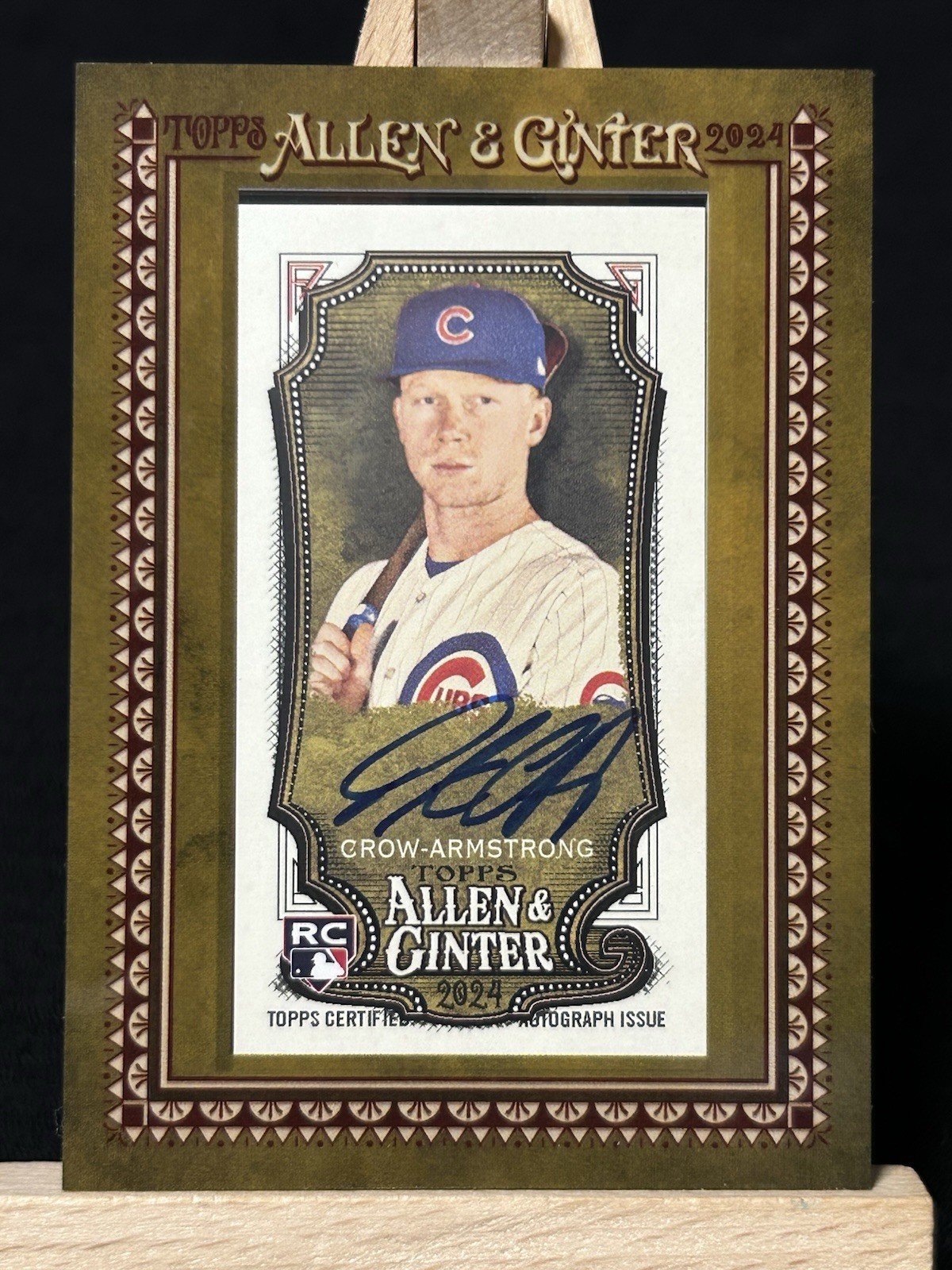 2024 Topps Allen & Ginter Mini Baseball Autographs Pete Crow-Armstrong RC Cubs 
