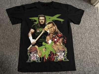 Vintage D-Generation X Shirt Medium M Thunder Tag DX Shawn Michaels Triple H WWE
