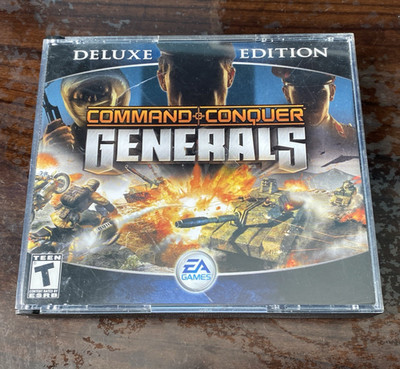 2003 EA Games C&C Generals Deluxe Edition PC   4-Disc CD Set w/ Zero Hour