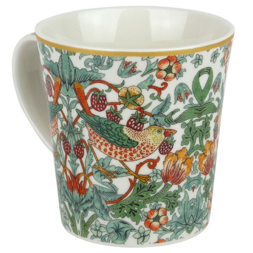 Juego de 4 tazas de China William Morris Strawberry Thief The Leonardo Collection - Imagen 6 de 6