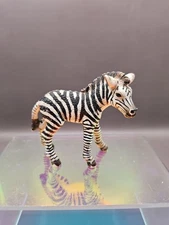 Schleich Baby Zebra Foal Retired Animal Zoo Jungle Figure