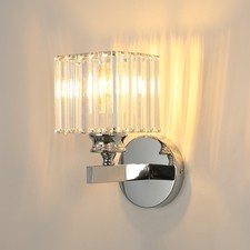 Kristall Wandleuchte Wohnzimmer Korridor Esszimmer Flur Innen Wandlampe E27 Lamp