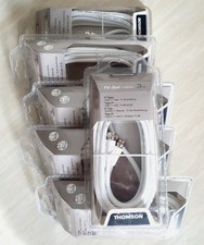 6x Original Thomson Sat-Kabel 3,0 Meter / Durchmesser. Ø 6 mm