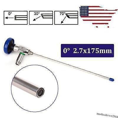Medical 0° Rigid Endoscope ENT Arthroscope Endoscopy Nasal Sinuscope 2.7x175mm