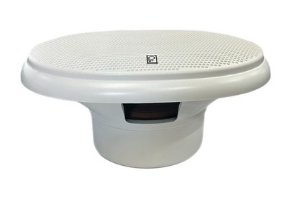 Poly-Planar White 6  x 9  Premium Oval Speaker MA5950 ( SINGLE)