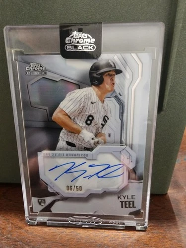 2026 Topps Chrome Black Kyle Teel Ivory Autographs (RAW)