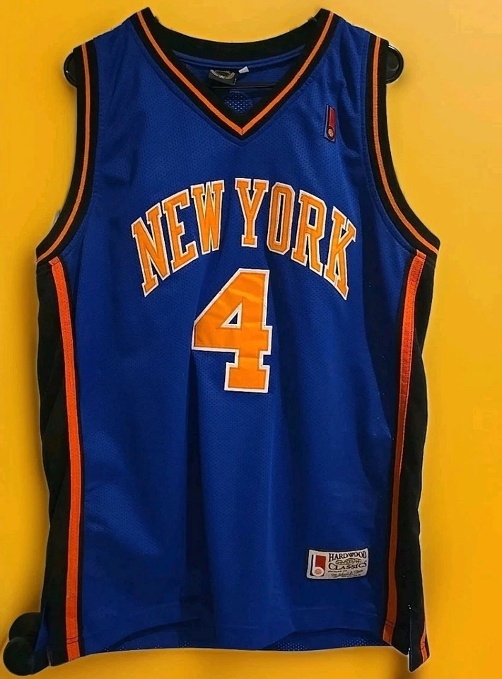 Chauncey Billups New York Knicks #4 Mitchell and Ness NBA Hardwood Classics XL Foto 2 de 4
