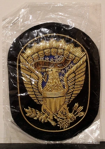US Army Civil War Hardee Officers' Bullion Cap Hat Badge Insignia Reproduction