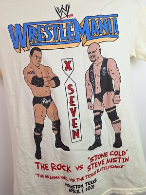 STONE  Tシャツ Stone Cold Steve Austin 100% Hellraiser Mens WWF Black T