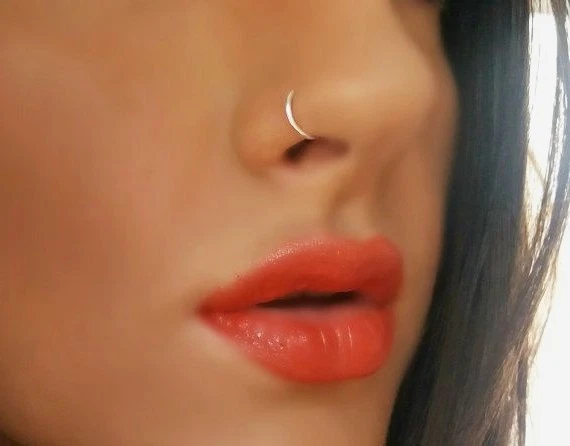 Nose ring hotsell hoop ebay
