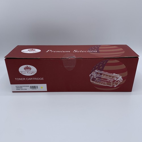 Toner Kingdom Premium Yellow Cartridge CF212A CE322A CB542A CRG 131/116