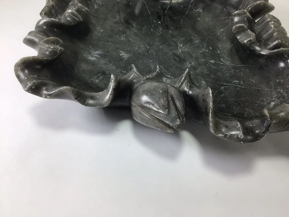 Juego de arandela de cepillo con forma de lirio de piedra dura tallada china EE1 de solo 1 Foto 3 de 4