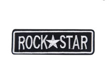     ROCK STAR     - MUSIC - ROCK n ROLL - Embroidered Iron-On Patch