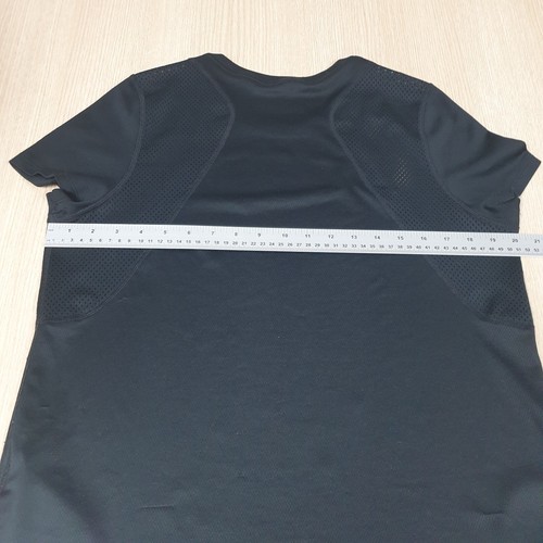 Nike Running T-Shirt Women's Large Black Mesh Back Dri Fit Lightweight - Picture 11 of 13