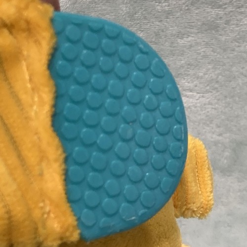 Bright Starts Yellow Giraffe & Blue Elephant Teether Crinkle Toy Security Lovey - Picture 8 of 11