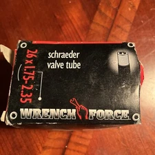 NEW Wrench Force Bicycle Inner Tube 26 x 1.75-2.35 Schrader Valve 